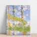 Reproduktion av målningen Les Trois Arbres, Été - Claude Monet