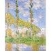 Reproduktion av målningen Les Trois Arbres, Été - Claude Monet