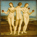 Les Trois Grâces - Raphaël — vy av konstverket