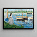 Reproduktion av målningen Les bords de la Seine à Argenteuil - Edouard Manet