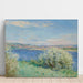 Reproduktion av målningen Les bords de la Seine près de Vétheuil - Claude Monet