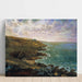 Reproduktion av målningen Les falaises de Gréville - Jean-François Millet