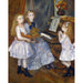 Reproduktion av målningen Les filles de Catulle Mendès - Pierre-Auguste Renoir