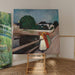 Reproduktion av målningen Les filles sur le pont - Edvard Munch