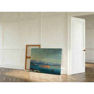 Les navires français quittent la mer Noire - Ivan Konstantinovich Aivazovsky | Reproduction Tableau Décoration murale affiche copie