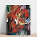 Reproduktion av målningen Les renards - Franz Marc