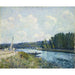 Reproduktion av målningen Les rives de l'Oise - Alfred Sisley
