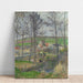 Reproduktion av målningen Les rives de la Viosne à Osny par temps gris, en hiver - Camille Pissarro