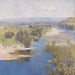 Les transparents violets de midi - Arthur Streeton — vy av konstverket