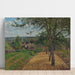 Reproduktion av målningen Les vergers de Louveciennes - Camille Pissarro