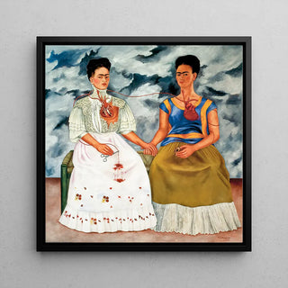 Les Deux Fridas - Frida Kahlo | Konsttryck Tavla Väggdekoration affisch kopia