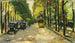 Rue berlinoise ensoleillée - Lesser Ury — vy av konstverket