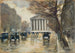 Paris La Madeleine - Lesser Ury — vy av konstverket