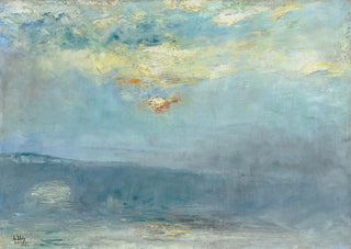 Lesser Ury - Waterloo Bridge bei Nebel London.webp