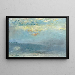 Lesser Ury - Waterloo Bridge bei Nebel London.webp