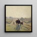 Lever de soleil gelé - Elioth Gruner — inramlat konstverk på väggen