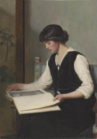 Lilla Cabot Perry - Reading.webp