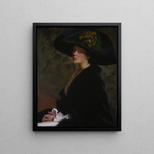 Lilla Cabot Perry - The Green Hat.webp