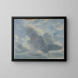 Studie av himlen - Lionel Constable — inramlat konstverk på väggen