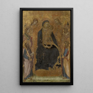 Lippo Vanni - Madonna and Child Enthroned with Saints and Angels.webp