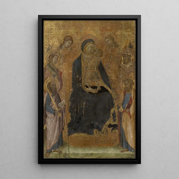 Lippo Vanni - Madonna and Child Enthroned with Saints and Angels.webp
