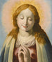 La Vierge en prière - École Lombarde — vy av konstverket