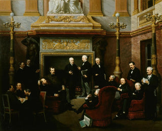 Lon Aclocque - Le Fumoir de lAssemble nationale au chteau de Versailles en 1876.webp