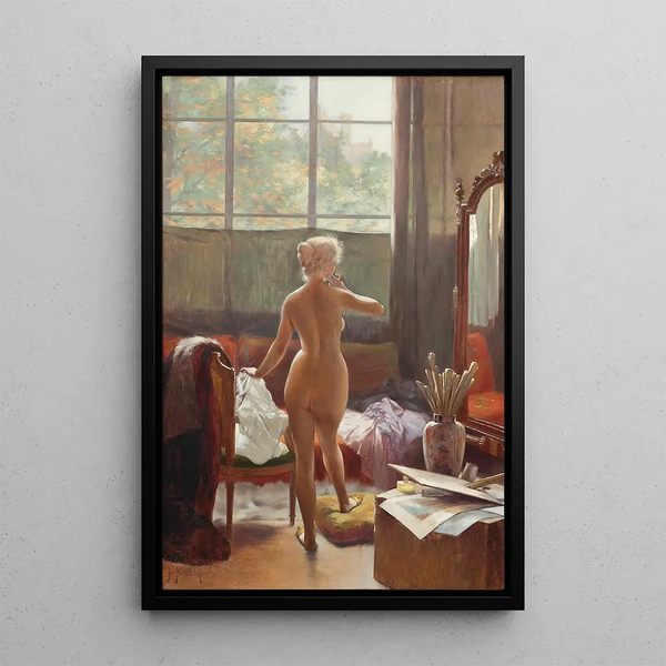 Lon Auguste Csar Hodebert - The artists model.webp