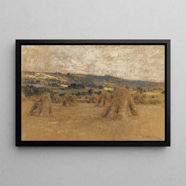 Lon Augustin Lhermitte - Gerbes En Tas.webp