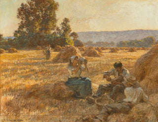 Lon Augustin Lhermitte - Le Goter des moissonneurs.webp