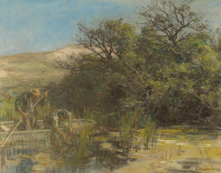 Lon Augustin Lhermitte - The Frog Catchers.webp