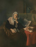 La Songeuse - Léon Bartholomé — vy av konstverket