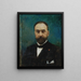 Charles Ephrussi - Léon Bonnat — inramlat konstverk på väggen