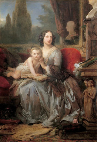 Lon Cogniet - Maria BrignoleSale Duchess of Galliera with her son Filippo.webp