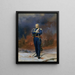L'Officier polonais Praga 1831 - Léon Cogniet — inramlat konstverk på väggen