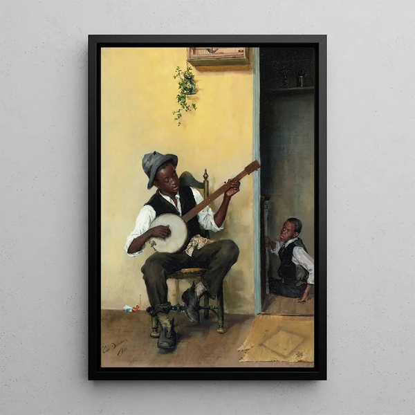 Lon Delachaux - The Banjo Player.webp