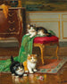 Les petits chéris - Léon Huber — vy av konstverket