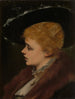 Portrait d'une femme - Léon Lucien Goupil — vy av konstverket