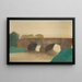 Pont - Léon Spilliaert — inramlat konstverk på väggen