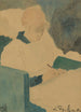 La femme écrivant une lettre - Léon Spilliaert — vy av konstverket