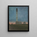 Le phare d'Ostende au lever du soleil - Léon Spilliaert — inramlat konstverk på väggen