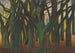 Träd gröna - Léon Spilliaert — vy av konstverket