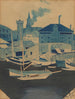 Vy över hamnen - Léon Spilliaert — vy av konstverket