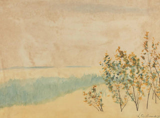 Landskap - Léon Spilliaert — vy av konstverket