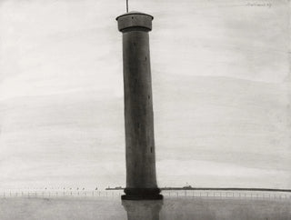 Le phare aux signaux - Léon Spilliaert — vy av konstverket
