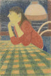 en lutande kvinna - Léon Spilliaert — vy av konstverket