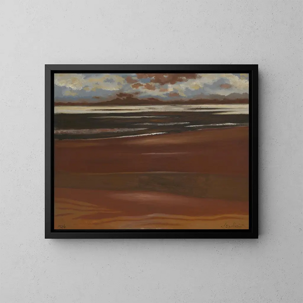 Marine - Léon Spilliaert — inramlat konstverk på väggen