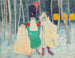 Mascarade Léopold II, Napoléon och blomsterflickan - Léon Spilliaert — vy av konstverket