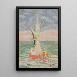 Lon Spilliaert - Neptunus figuren en zee.webp