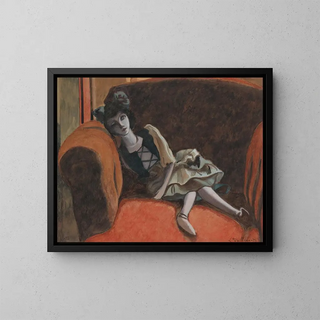 Pop - Léon Spilliaert — inramlat konstverk på väggen